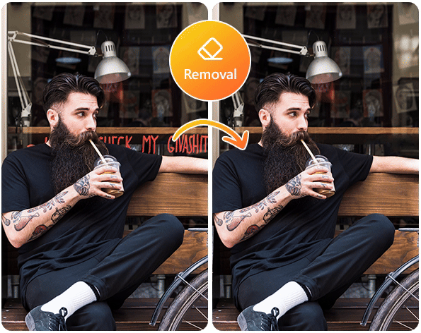 Remove a Person From a Photo Online with MyEdit