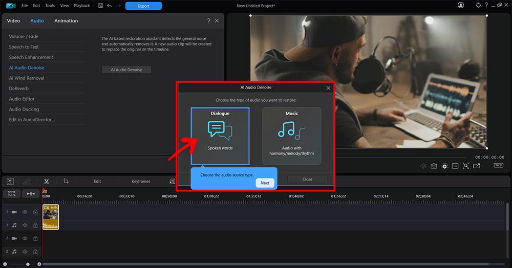 PowerDirector - Import Video