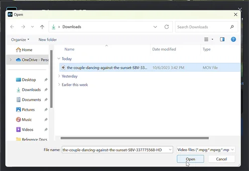 PowerDirector - crop tools