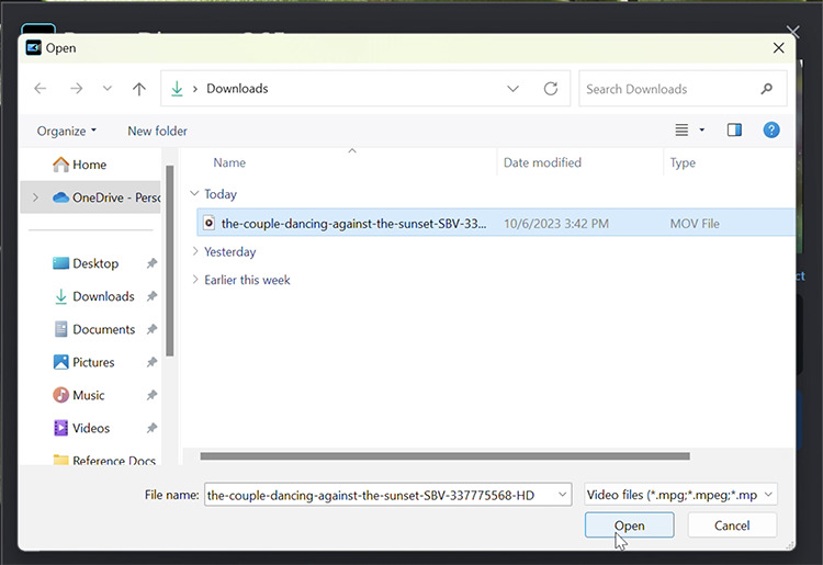 PowerDirector - crop tools