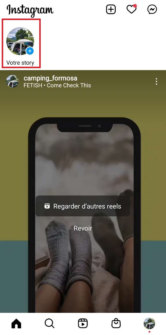 comment creer une story instagram