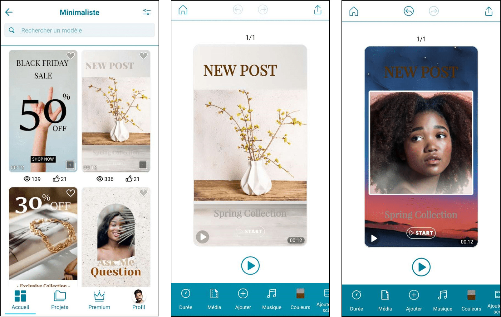 creer story instagram avec promeo