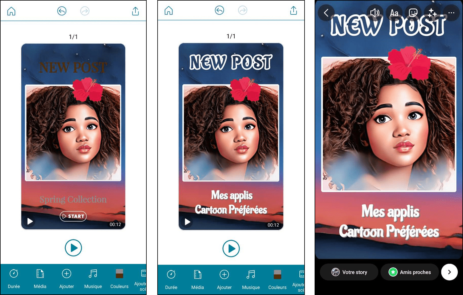 creer story instagram avec promeo