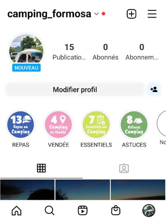 creer une story a la une personnalisee