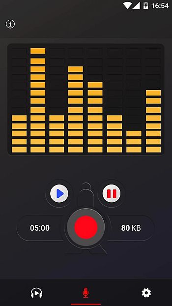 Sprachmemo-App Diktiergerät