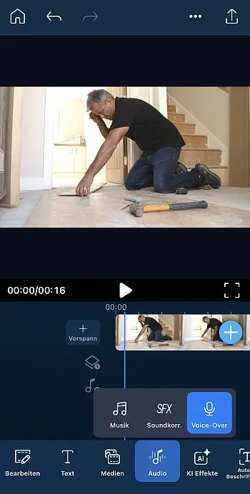 Voice-Over aufnehmen mit PowerDirector