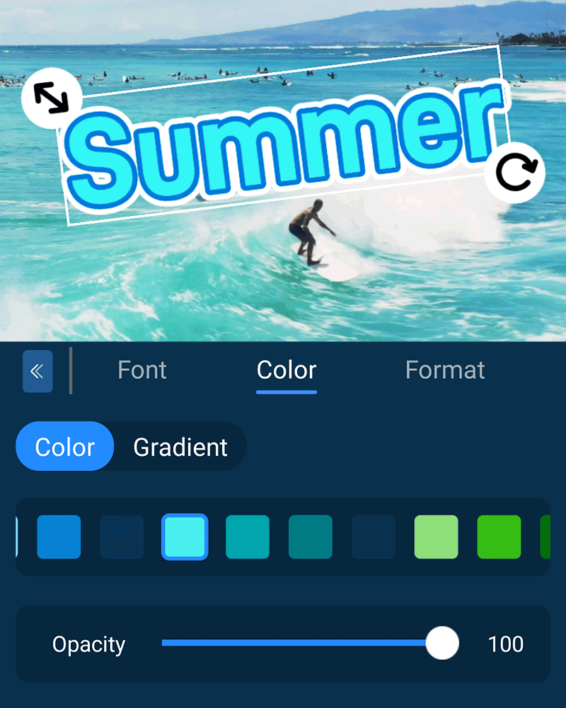 Aggiungere titoli e testi con PowerDirector