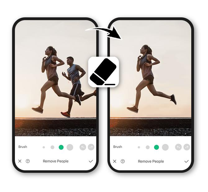 Object Removal - Retouch Tunes Interface