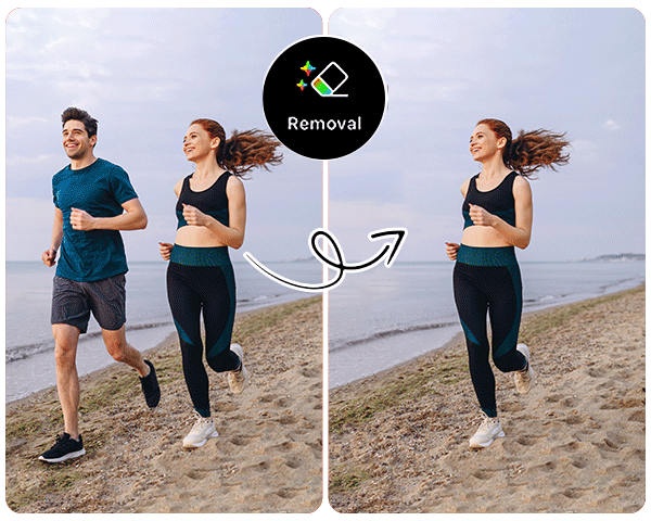 PhotoRetouch : Remove Objects Interface