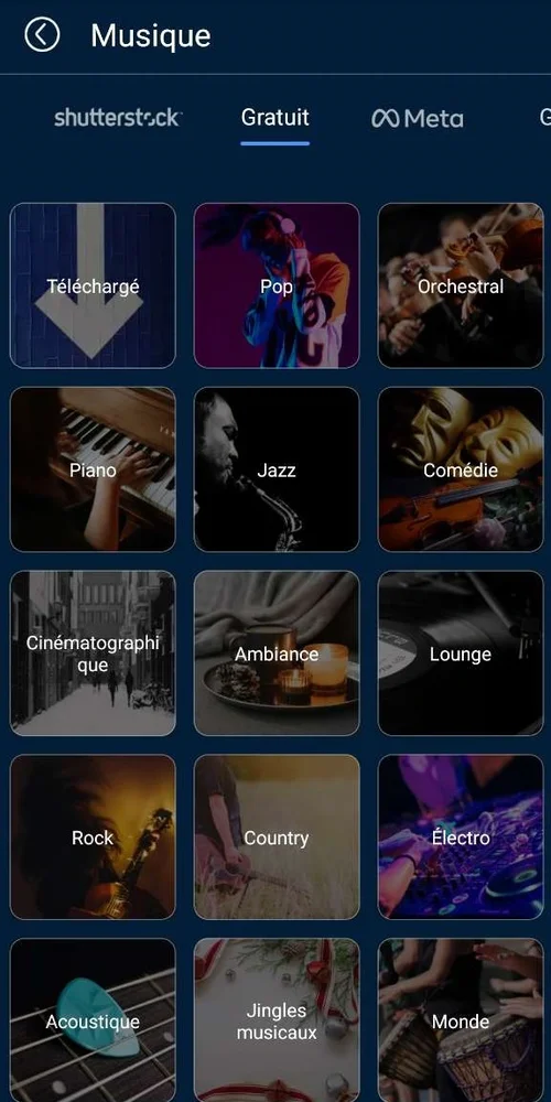 exemple de diaporama dans powerdirector