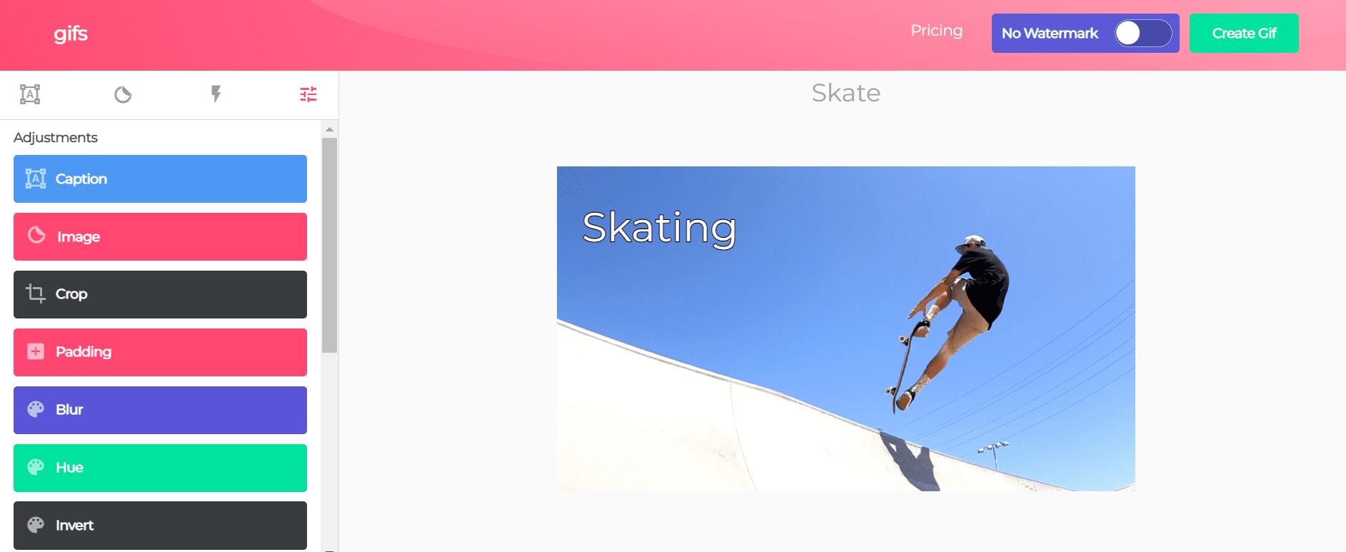 Gifs.com pour faire des GIF courts