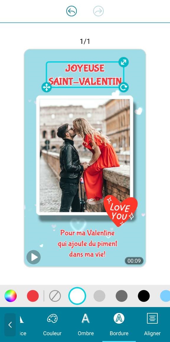 Promeo - editer le texte