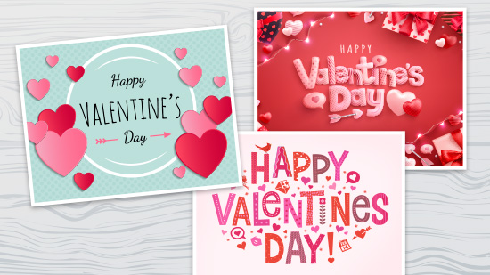 Meilleurs modèles de cartes pour la Saint-Valentin