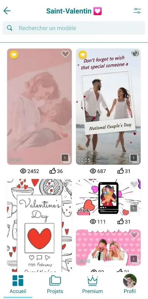 Promeo - editer un modele