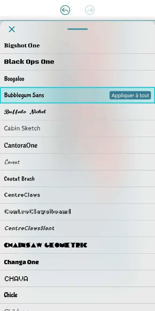 Promeo - changer la police