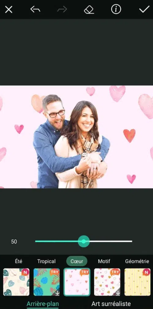 Carte Saint-Valentin - Promeo App