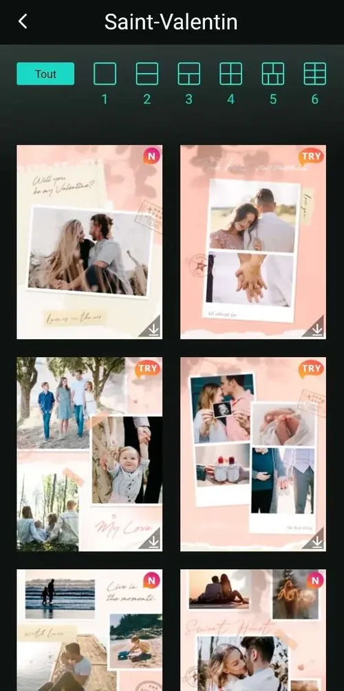 Carte Saint-Valentin - App