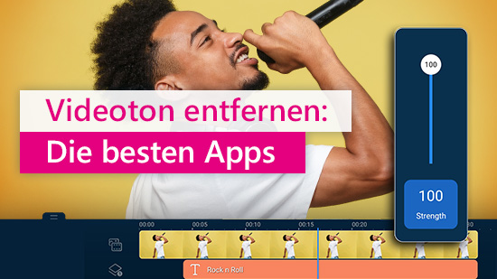 Videoton entfernen - Die 5 besten Apps