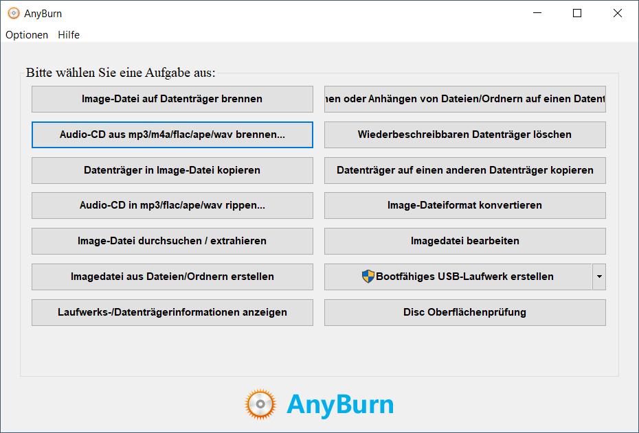 Anyburn Brennsoftware