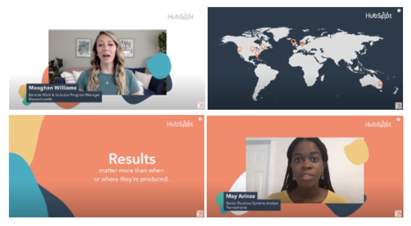 HubSpot のブランディング例