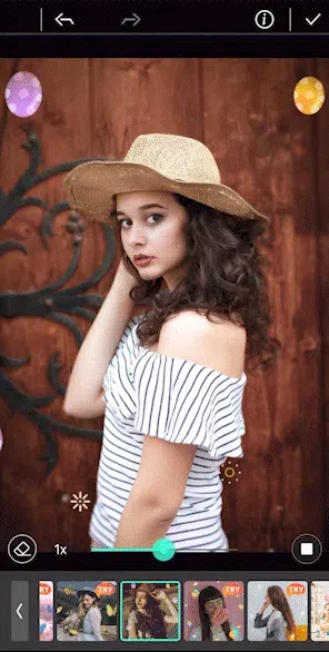 PhotoDirector App - Cute Overlay