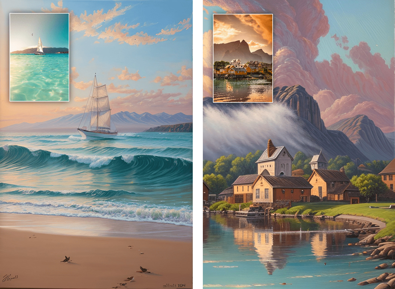 Transformer une photo en peinture à l'huile