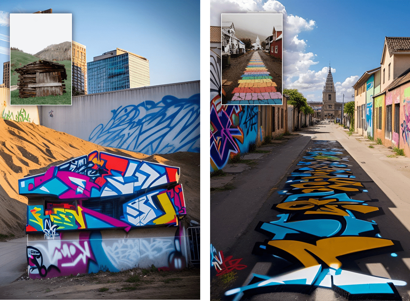 Transformer une photo en street art