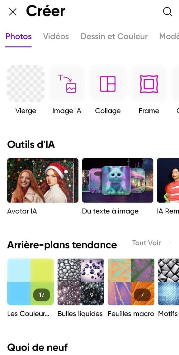 Picsart - Pour des filtres dessins