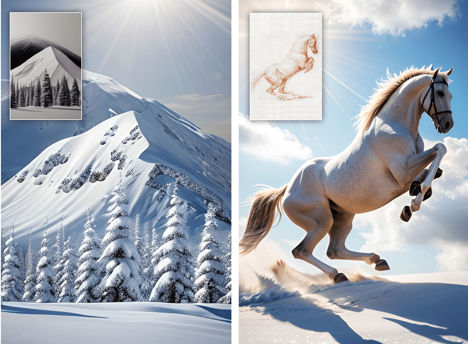 Transformer un dessin en photo