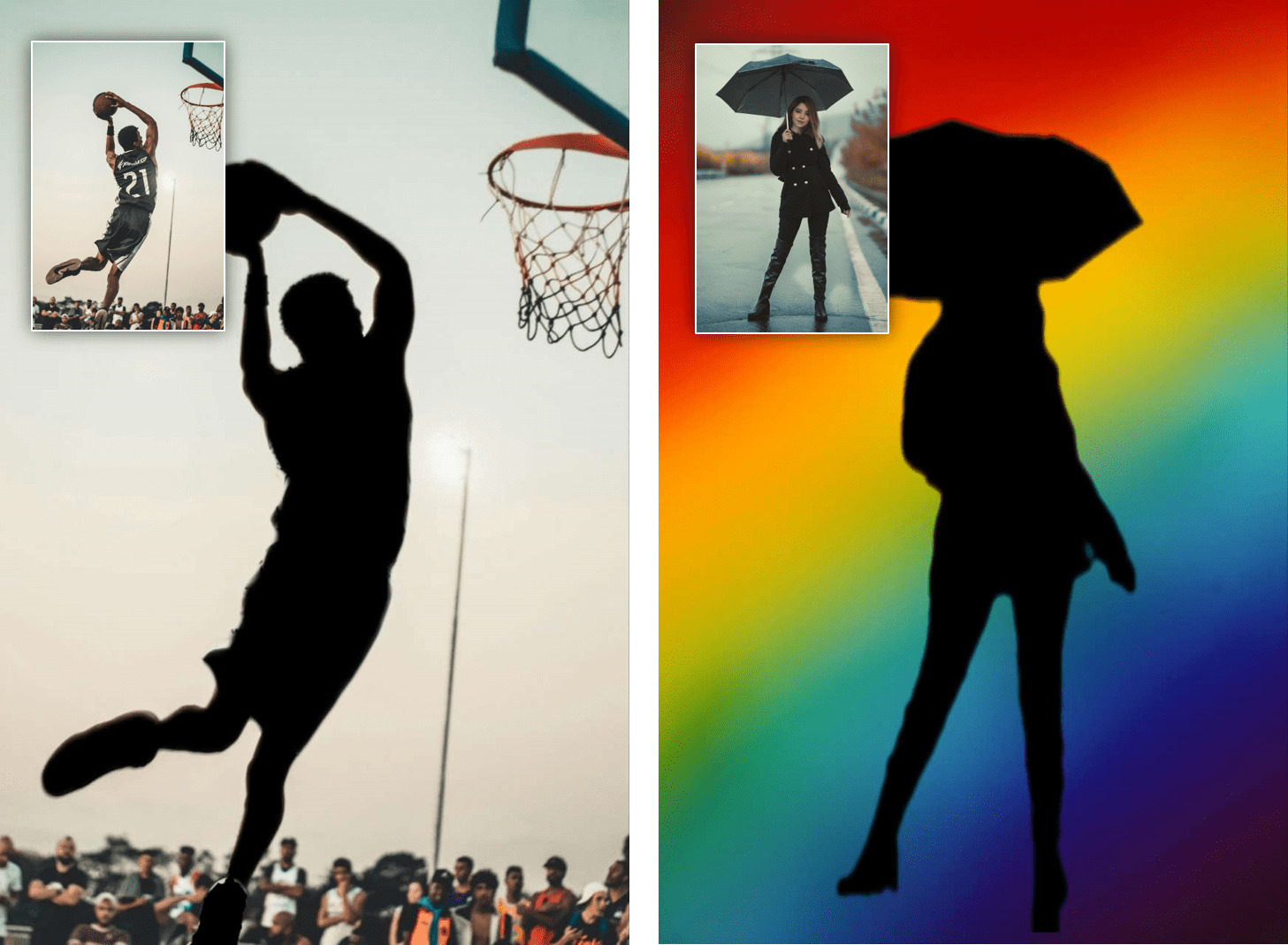 Transformer une photo en silhouette