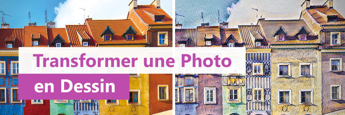Comment transformer une photo en dessin au trait?