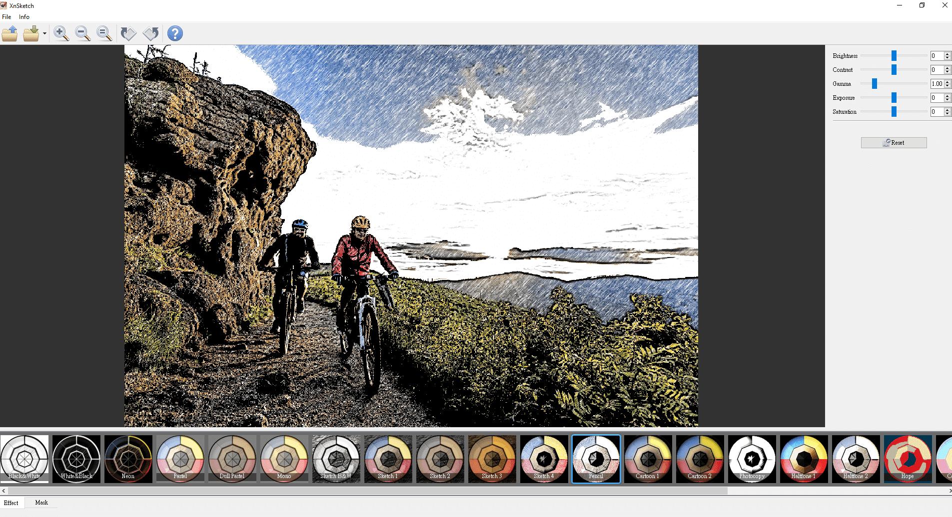 XnSketch - Logiciel pour transformer une photo en dessin