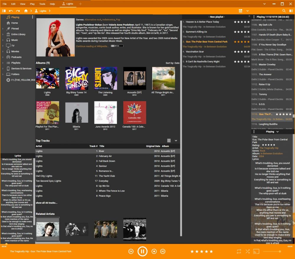 MediaMonkey Interface