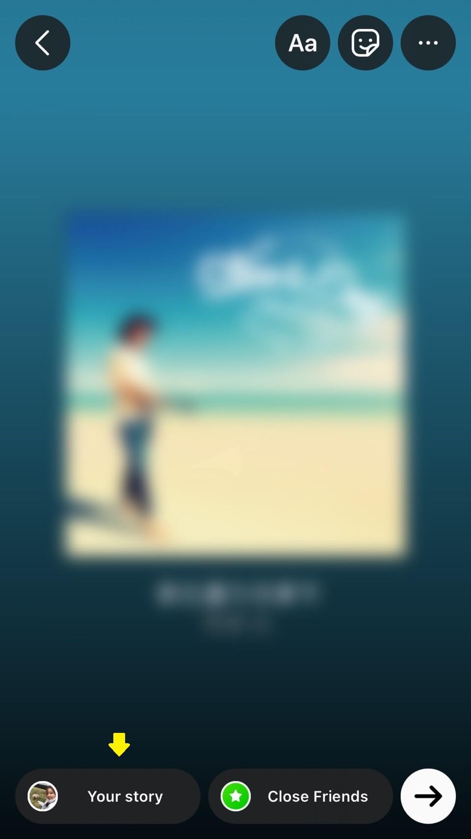 Share Spotify Music to Instagram Story