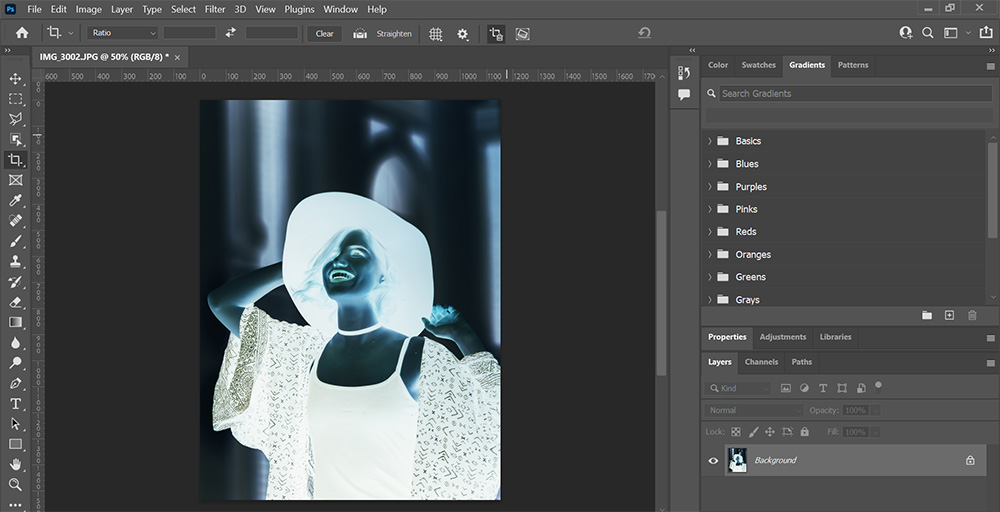 Adobe Photoshop Color Inversion