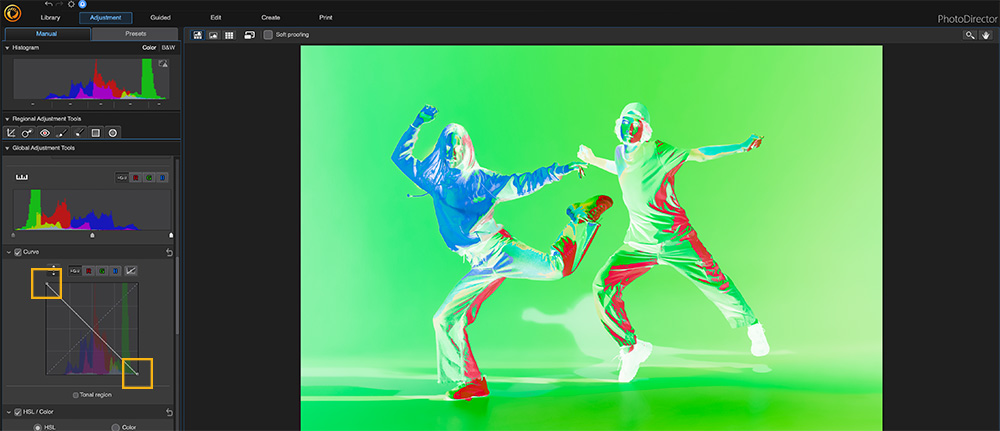 PhotoDirector - Color Inversion