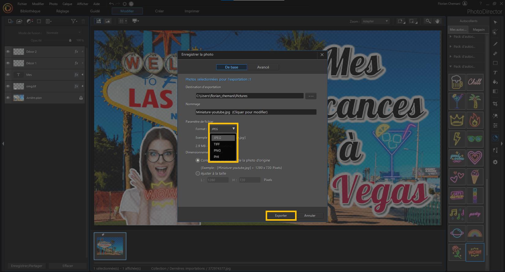 Comment créer une miniature YouTube - Etape 7