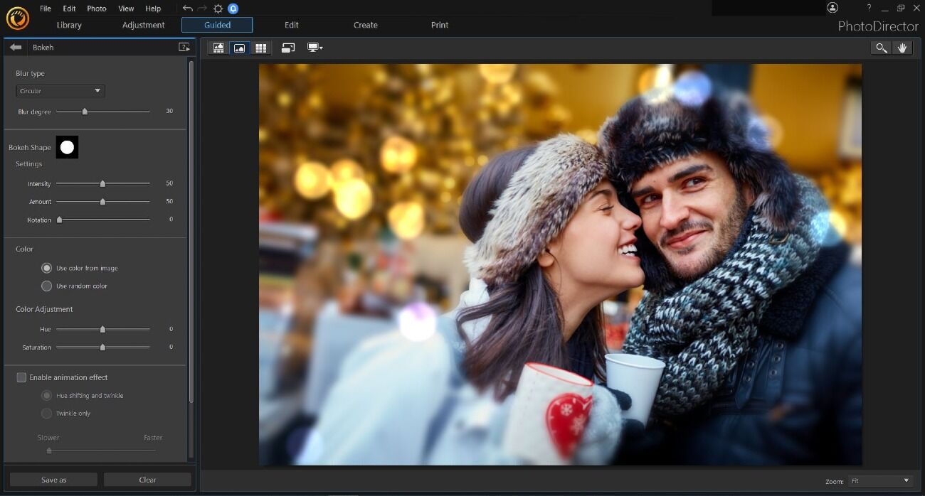 PhotoDirector Interface