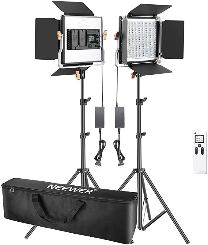 Neewer 2 Packs Advanced 2.4G 480 LED