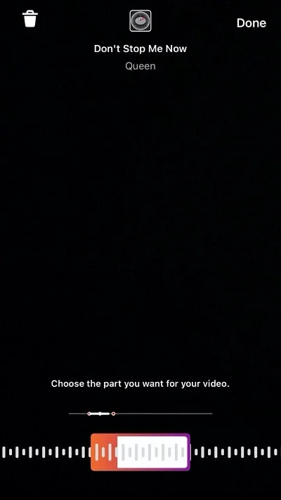 Instagram Reel - Adjust Video Speed