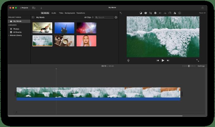 iMovie - Il software per velocizzare e rallentare i video