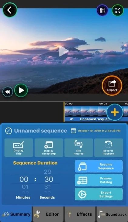 Lapse It - La App per velocizzare o rallentare video