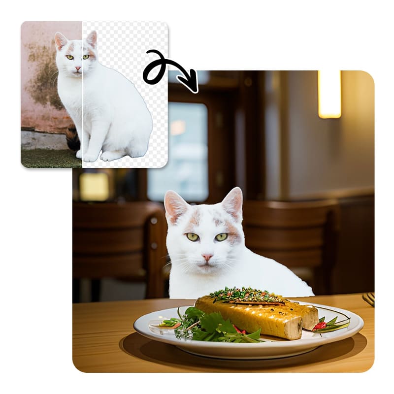 PhotoDirector Interface - Détourer un animal