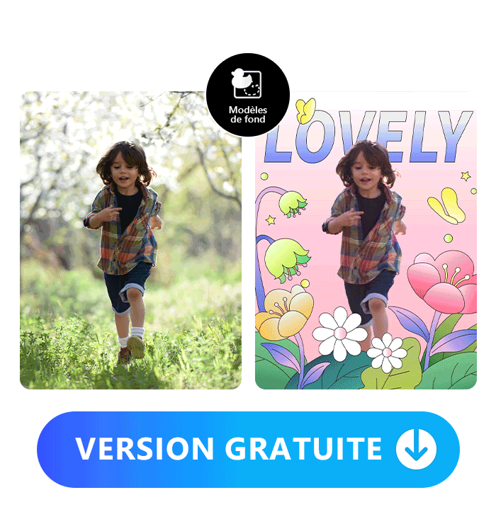 PhotoDirector modeles de fond