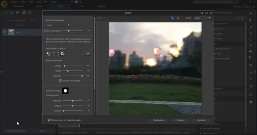 PhotoDirector - Adding Bokeh Effect to Your Image