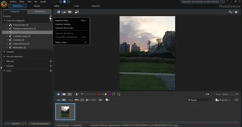 PhotoDirector - Import Image
