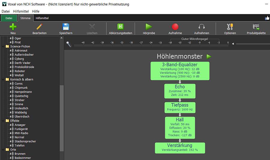 Voxal Fantasystimmen