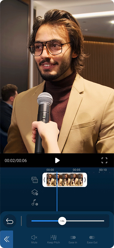 PowerDirector App - Adjust Speed for Your Video