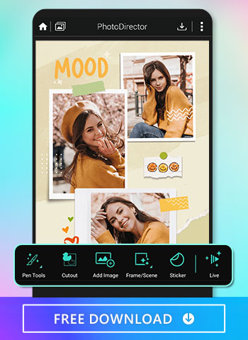 PhotoDirector App - Collages