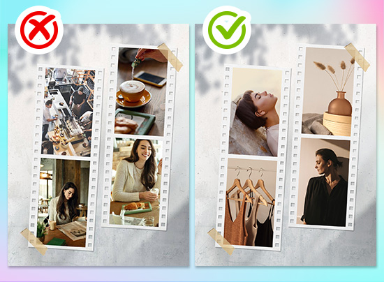 PhotoDirector App - Simple Collages